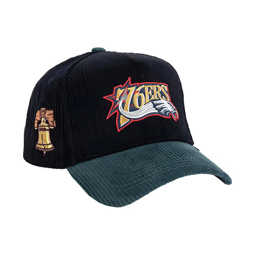 REFERENCE EAGLERS CORDUROY SNAPBACK CAP BLACK/GREEN