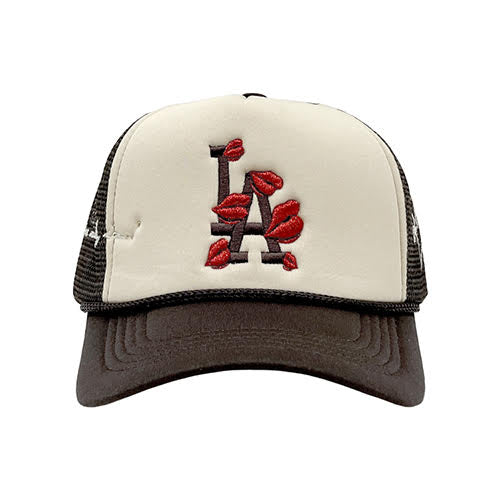 LA ROPA LA TO LIVE AND FLY IN TRUCKER HAT BROWN/SAND