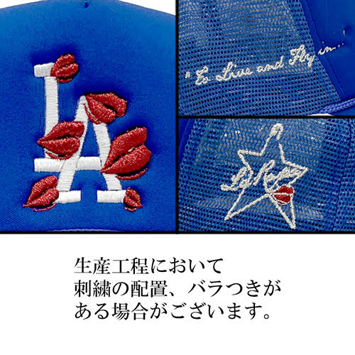 LA ROPA LA TO LIVE AND FLY IN TRUCKER HAT BLUE