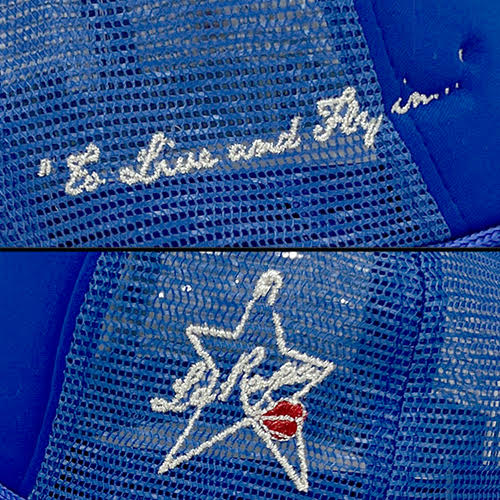 LA ROPA LA TO LIVE AND FLY IN TRUCKER HAT BLUE