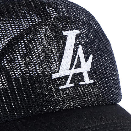 REFERENCE PARADISE LA FULL MESH TRUCKER CAP BLACK