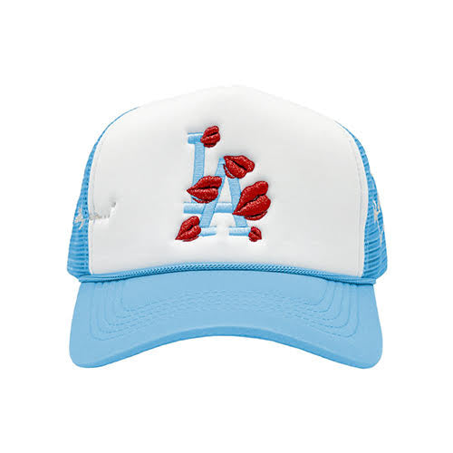 LA ROPA LA TO LIVE AND FLY IN TRUCKER HAT WHITE/SKYBLUE