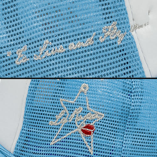 LA ROPA LA TO LIVE AND FLY IN TRUCKER HAT WHITE/SKYBLUE
