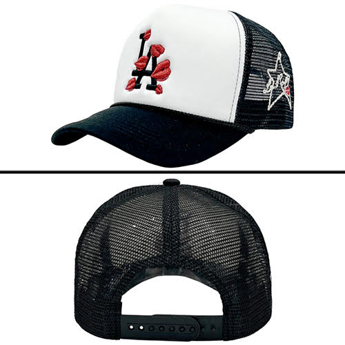 LA ROPA LA TO LIVE AND FLY IN TRUCKER HAT WHITE/BLACK