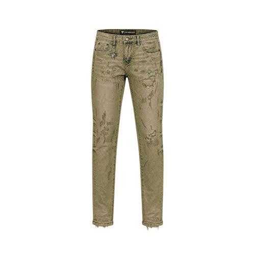 VALABASAS COLLAGE SKINNY DENIM VINTAGE WASH