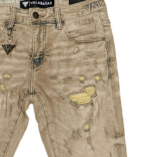 VALABASAS COLLAGE SKINNY DENIM VINTAGE WASH