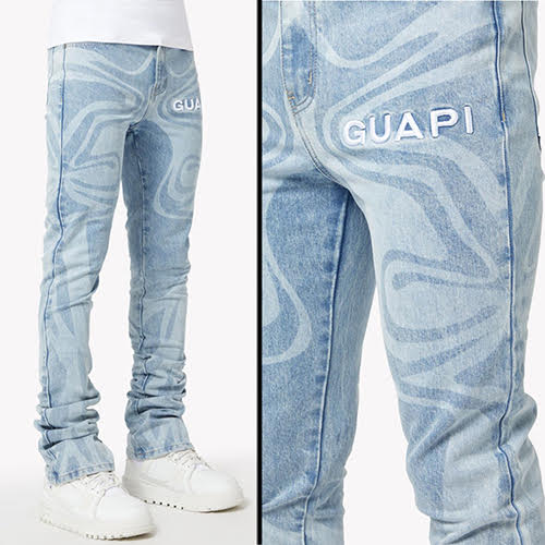 GUAPI AQUA BLUE LASER DENIM