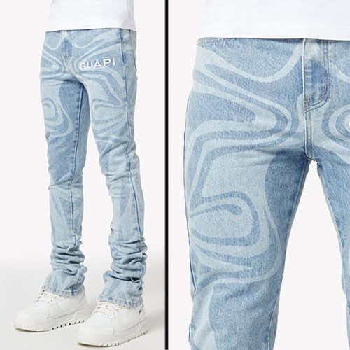 GUAPI AQUA BLUE LASER DENIM