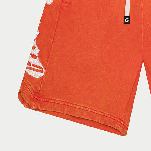 GODSPEED COURTSIDE SHORTS ORANGE WASH