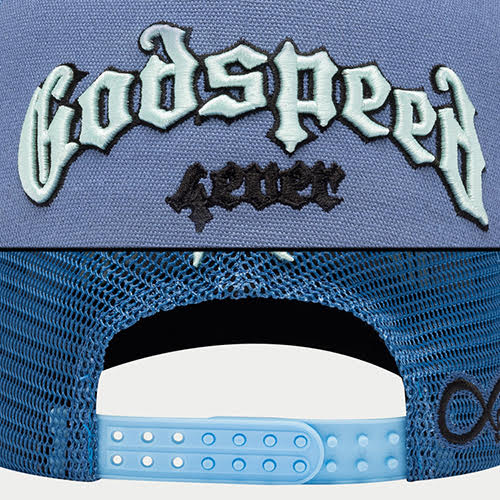GODSPEED GS FOREVER TRUCKER HAT TRIPLE BLUE