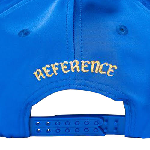 REFERENCE PARADISE LA CRYSTALS SNAPBACK CAP ROYAL SATIN/BLACK