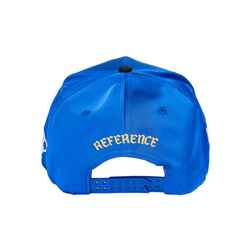 REFERENCE PARADISE LA CRYSTALS SNAPBACK CAP ROYAL SATIN/BLACK