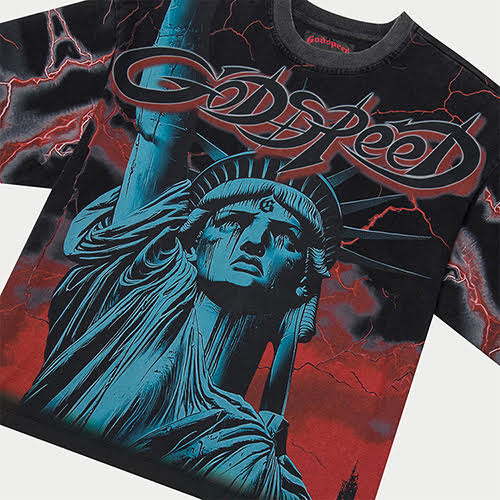 GODSPEED VOLTAGE T-SHIRT RED