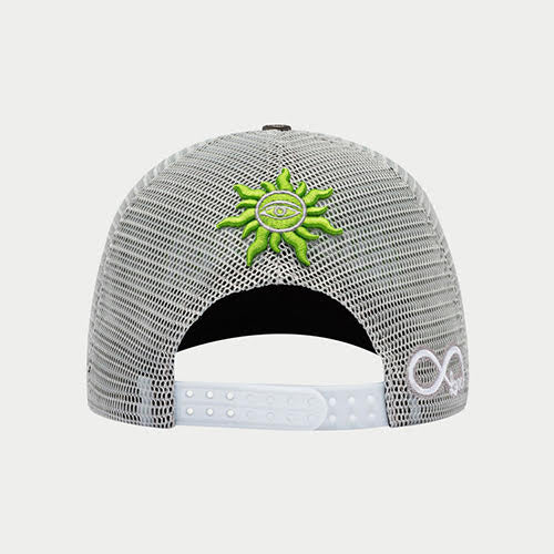 GODSPEED GS FOREVER TRUCKER HAT GREY LIME