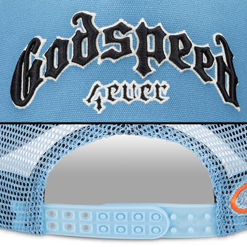GODSPEED GS FOREVER TRUCKER HAT SKY BLUE