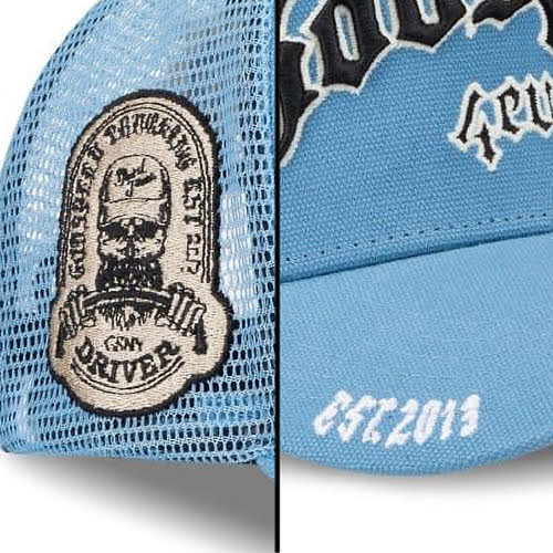 GODSPEED GS FOREVER TRUCKER HAT SKY BLUE