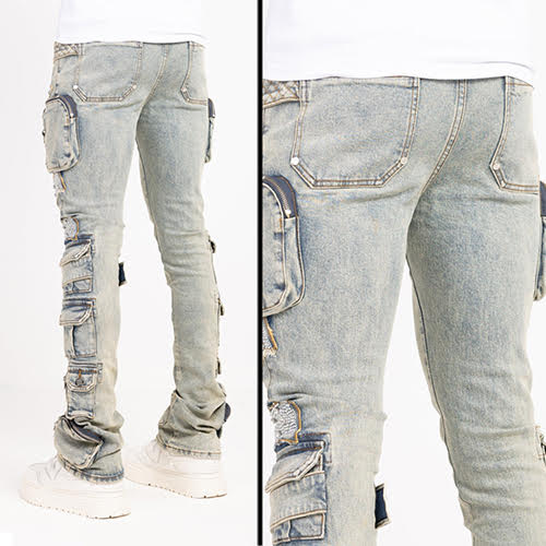 GUAPI VINTAGE MACHINE GUN DENIM