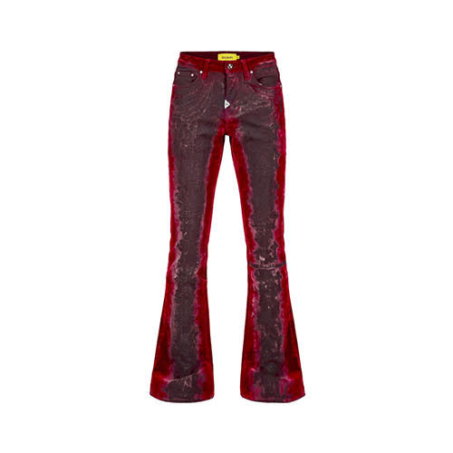 GUAPI BLOOD RED LASER HEAVENS VAULT DENIM