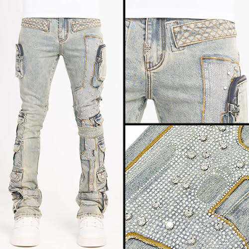 GUAPI VINTAGE MACHINE GUN DENIM