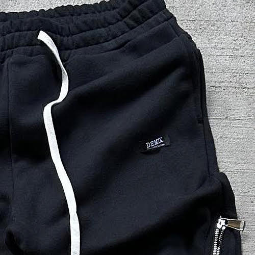 DEMIK EXCLUSIVES STEALTH 3X ZIP FLARED SWEATS