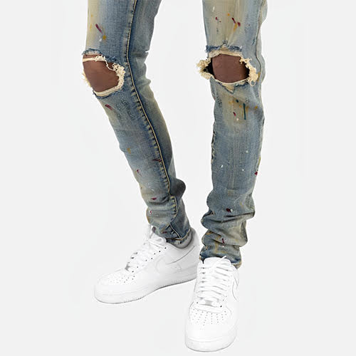 mnml X188 STRETCH SKINNY DENIM - BLUE