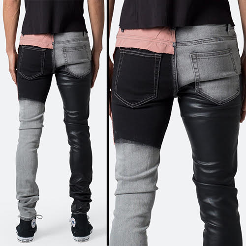 mnml X596 PATCHED SKINNY DENIM - MULTI