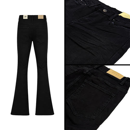 mnml X598 SKINNY STACKED DENIM - BLACK