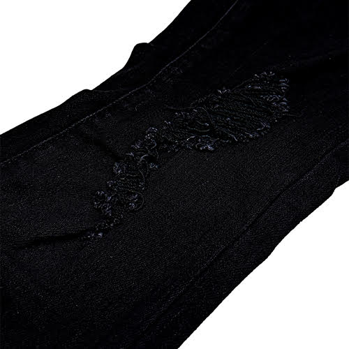 mnml X598 SKINNY STACKED DENIM - BLACK
