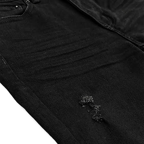 mnml X598 SKINNY STACKED DENIM - BLACK