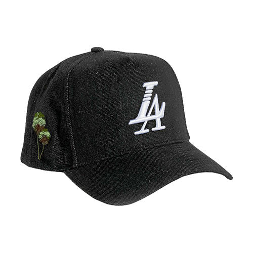 REFERENCE PARADISE LA DENIM SNAPBACK CAP BLACK DENIM