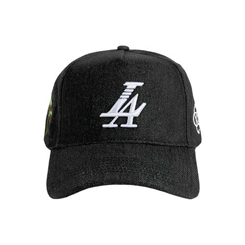 REFERENCE PARADISE LA DENIM SNAPBACK CAP BLACK DENIM