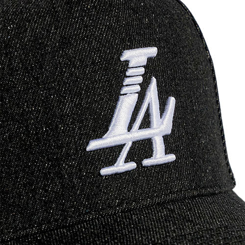 REFERENCE PARADISE LA DENIM SNAPBACK CAP BLACK DENIM