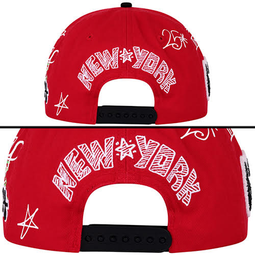 LOST INTRICACY RED NY CANVAS CAP