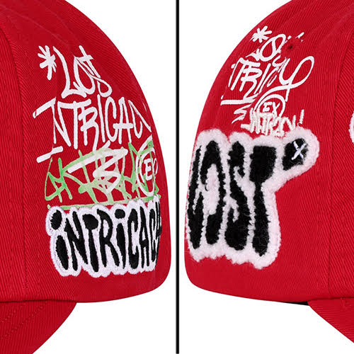 LOST INTRICACY RED NY CANVAS CAP