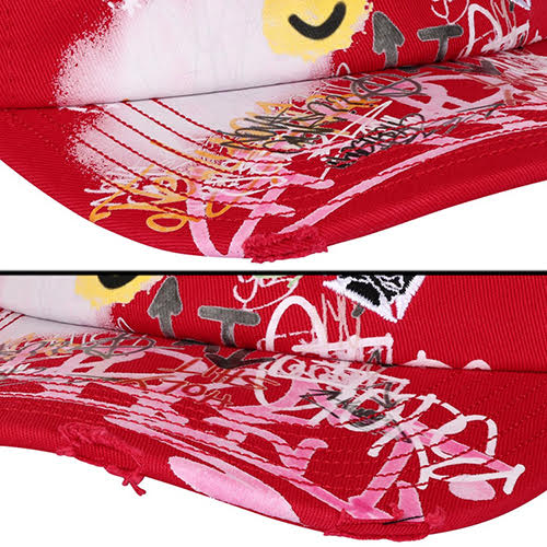 LOST INTRICACY RED NY CANVAS CAP