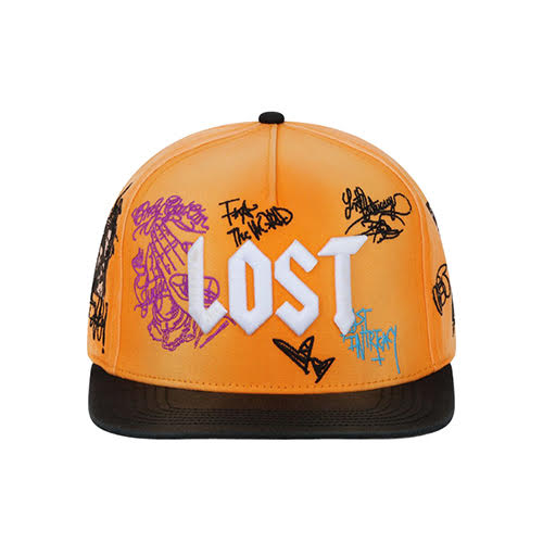 LOST INTRICACY ORANGE WALL OF FAME CAP