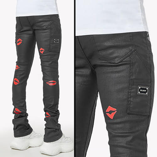 GUAPI WAXED KISS STACKED DENIM