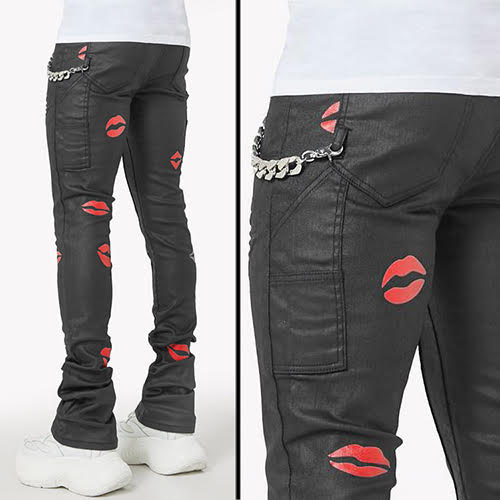GUAPI WAXED KISS STACKED DENIM