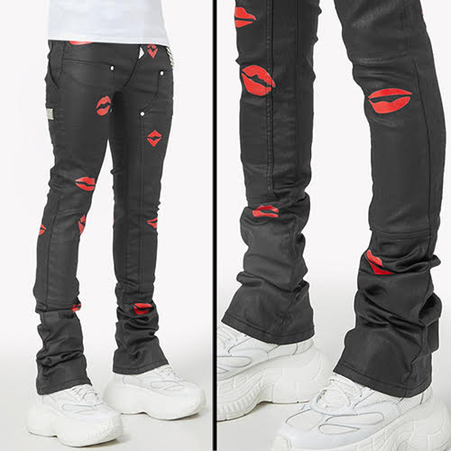 GUAPI WAXED KISS STACKED DENIM