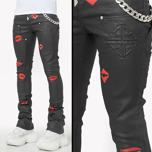 GUAPI WAXED KISS STACKED DENIM