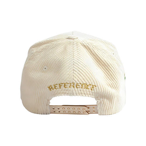 REFERENCE PARADISE LA CORDUROY SNAPBACK CAP CREAM