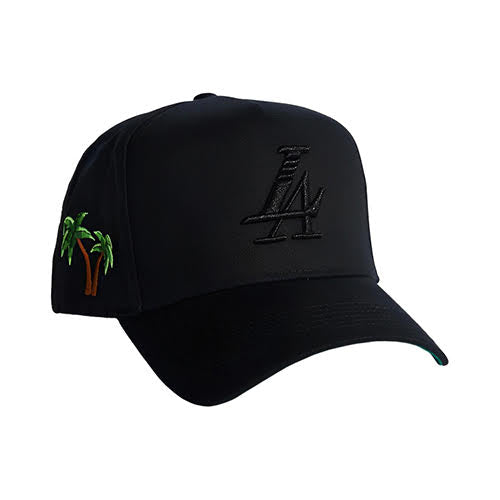 REFERENCE PARADISE LA SNAPBACK CAP BLACK/BLACK