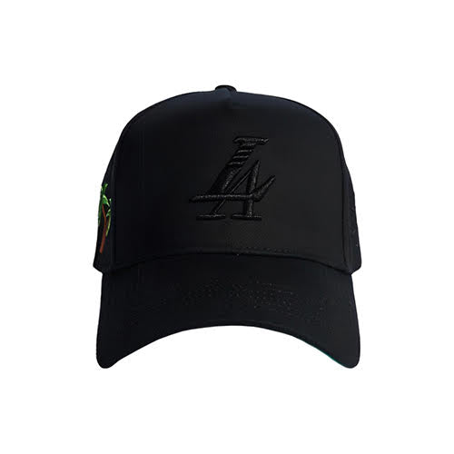 REFERENCE PARADISE LA SNAPBACK CAP BLACK/BLACK