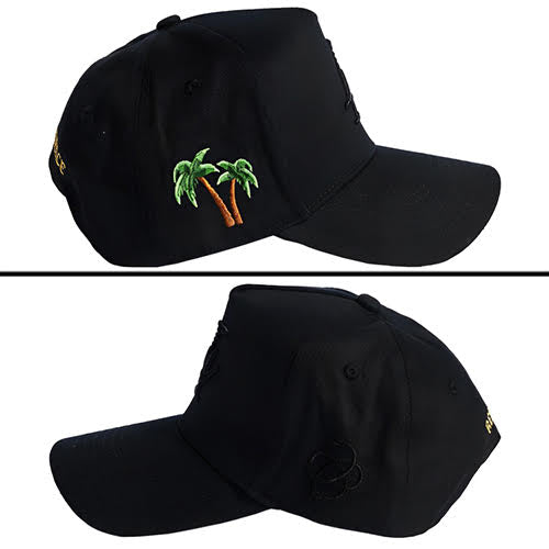 REFERENCE PARADISE LA SNAPBACK CAP BLACK/BLACK