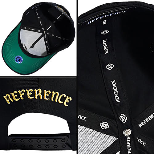 REFERENCE PARADISE LA SNAPBACK CAP BLACK/BLACK