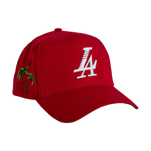REFERENCE PARADISE LA SNAPBACK CAP RED