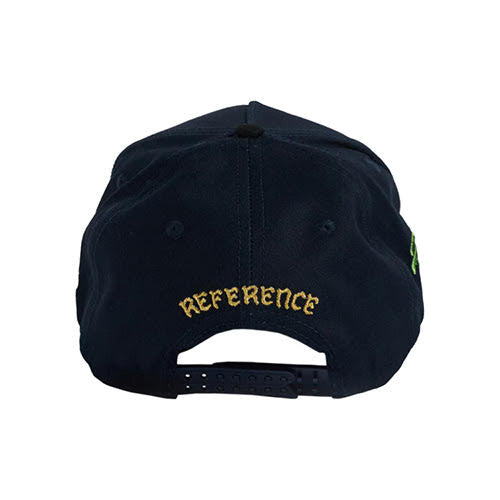 REFERENCE PARADISE LA SNAPBACK CAP NAVY BLACK
