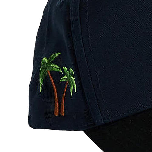 REFERENCE PARADISE LA SNAPBACK CAP NAVY BLACK