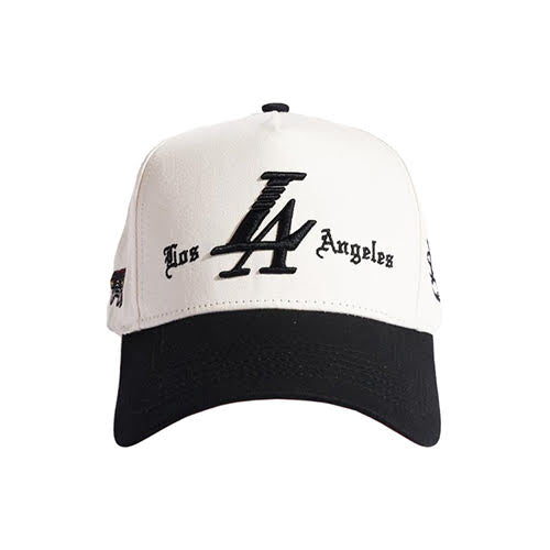 REFERENCE LA VIDA SNAPBACK CAP CREAM BLACK