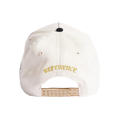 REFERENCE LA VIDA SNAPBACK CAP CREAM BLACK